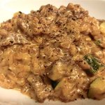 トラットリア 29 - 「イタリア麦のリゾット　牛の煮込みとズッキーニ」：プチプチの食感が楽しく、ニクニクしいリゾット♪