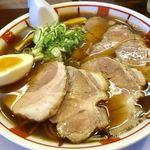 飛騨高山中華そば やまと - 飛騨高山中華そば肉入り(特盛)【料理】