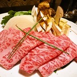 北新地 湯木 - すき焼き