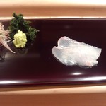 鮨みなと - ひらめ