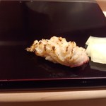 鮨みなと - 握り北寄の炙り