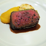 ICARO miyamoto - 岐阜県産　鹿肉のロースト香草バター、モストソース