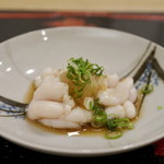 鮨 泰蔵 - タラの白子　湯引き炙り　