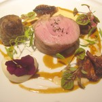 仔羊デクリネゾン　へしことジュのソース