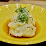 祇園 にし -  くもことお麩の天ぷら