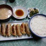 こだまや食堂 - 餃子定食  ￥５５０
