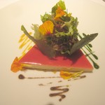 オマール海老とサーモンのパテ