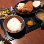 柚庵 - こちらは、ヘルシーチキンカツ レモンソース。