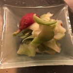 世沙弥 - 搾菜の浅漬け