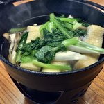 かじの葉 - ランチ(¥1,200)　汁