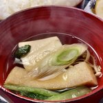 かじの葉 - ランチ(¥1,200)　汁