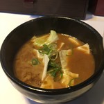麺屋 一真道 - つけスープ