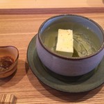 余市SAGRA - 湯豆腐　りんごのたれで