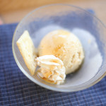 おうちごはん 野の - 手作りバニラアイス。