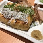 Uotami - 栃尾揚げの炙り焼～瀬戸内産しらすがけ～
