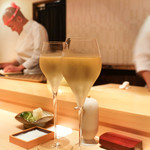 鮨 尚充 - シャンパーニュ