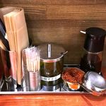 SHIBIRE NOODLES 蝋燭屋 - 卓上調味料　2017.10.26