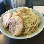 かじろうramen7 - ラーメン小、野菜ノーマル、あぶらマシ、にんにくマシ