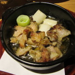 Shibuyagadenfamu - 鶏ハラミと葱のアヒージョ　899円