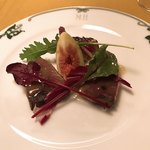 万平ホテル - 鰹とイチジクと野菜サラダ  ヴィネグレットソース