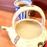 祇園もりわき - 蕎麦湯もいただけちゃいま〜す