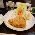 丸五 - 特ロースかつ定食（1850円）のセット（＋450円）