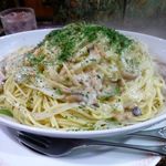 アーモンド - ツナクリーム（大盛）1,000円（コーヒー付き）