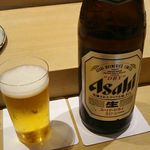 すし処 広川 - 中瓶ビール 600円 2017年11月