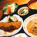 Sakana - サービスランチ  ササミチーズカツ定食 ¥720-(税込)