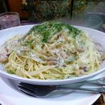 アーモンド - ツナクリーム（大盛）1,000円（コーヒー付き）