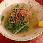 Motsuyaki Sanchou - 水菜のおでん（280円）