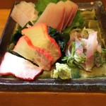 よね吉 - 天狗鯛、鯨ベーコン、平政、鯵