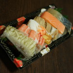 茶きんと上方寿司 宝家 - 大阪ずし（６００円）２０１７年１１月