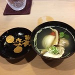 うを徳 - 松茸と雲子と蕪