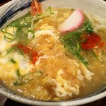 うどん屋 一本 - えび天とじうどん