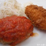デニーズ - トマトハンバーグと蟹クリーミーコロッケ