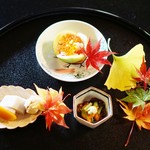 招福樓 - 八寸をデコレーション