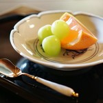 招福樓 - グレープフルーツルビーのゼリー、シャインマスカット