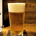 にほん酒と肴 酔音 - 生ビール札幌黒ラベル