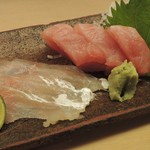 御料理 めなみ - ぐじとよこわのお造り