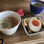 そば舎 あお - お通しセット