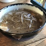 そば舎 あお - 蕎麦湯を入れて