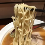 麺処 あじ家 - 細ちょいちぢれ麺