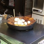 村田屋 - 店頭のおでん鍋