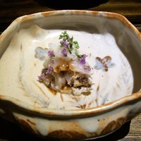 御料理 光安 - 一本釣りのノドグロ　焼き霜