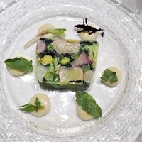 アーティショー - オマール海老と野菜のテリーヌ　エシャロットのピュレ