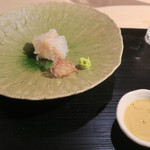 日本料理 みや  - 29年11月　五島伊勢海老　味噌出汁醤油