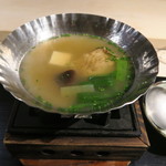 日本料理 みや  - 29年11月　ノドグロ、九条葱汁仕立て