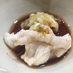 寿司 中川 - 河豚の皮ポン酢和えと