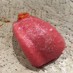 寿司 中川 - 中トロは塩とかんずりで